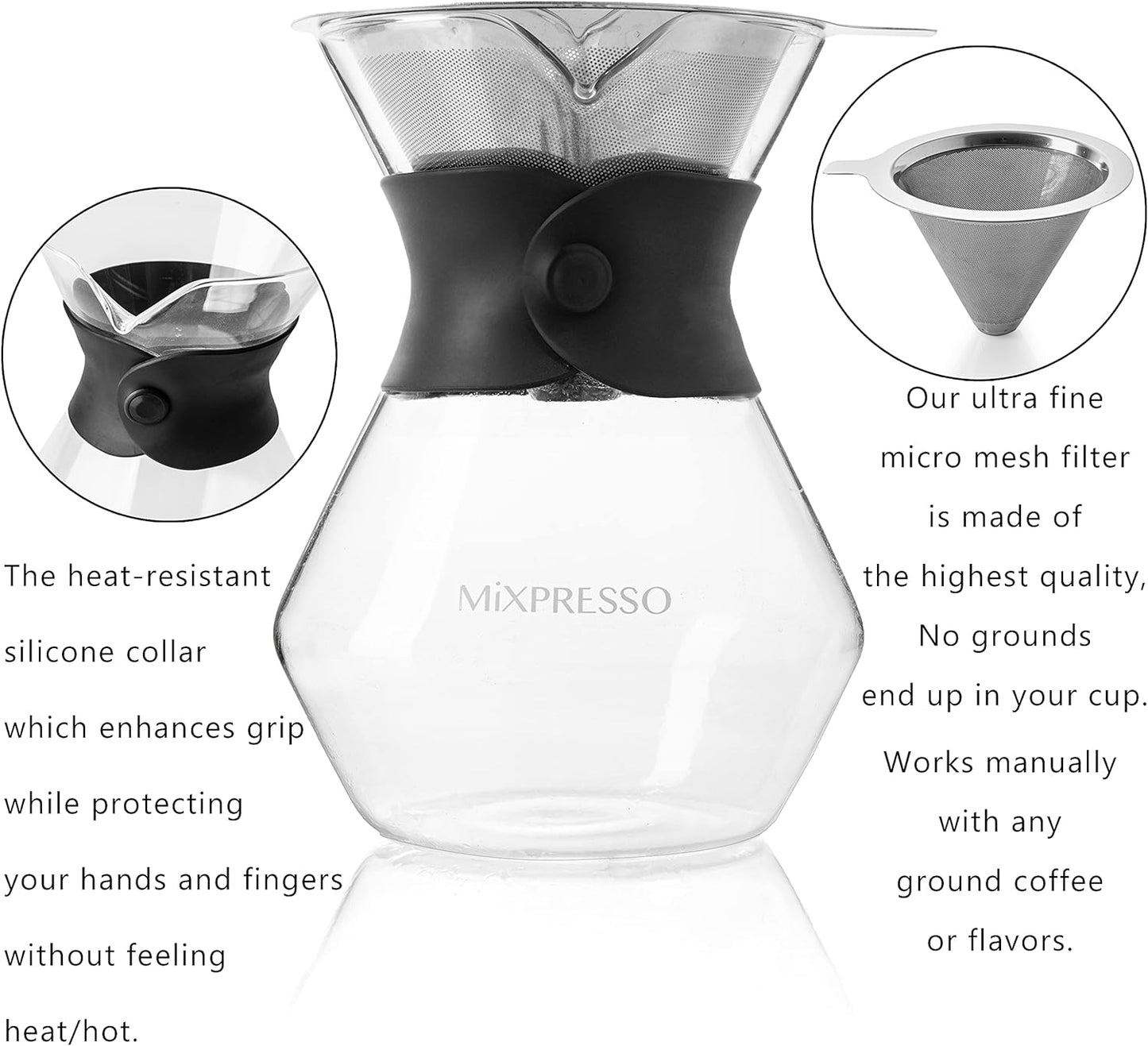 Mixpresso Pour Over Coffee Maker