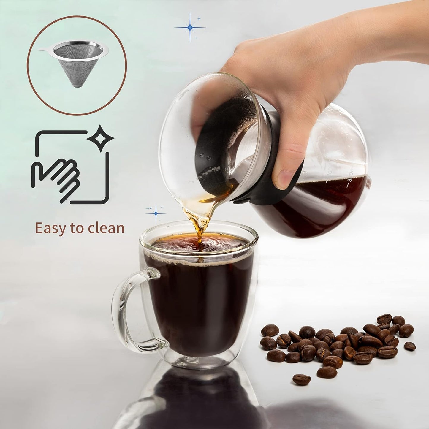 Mixpresso Pour Over Coffee Maker