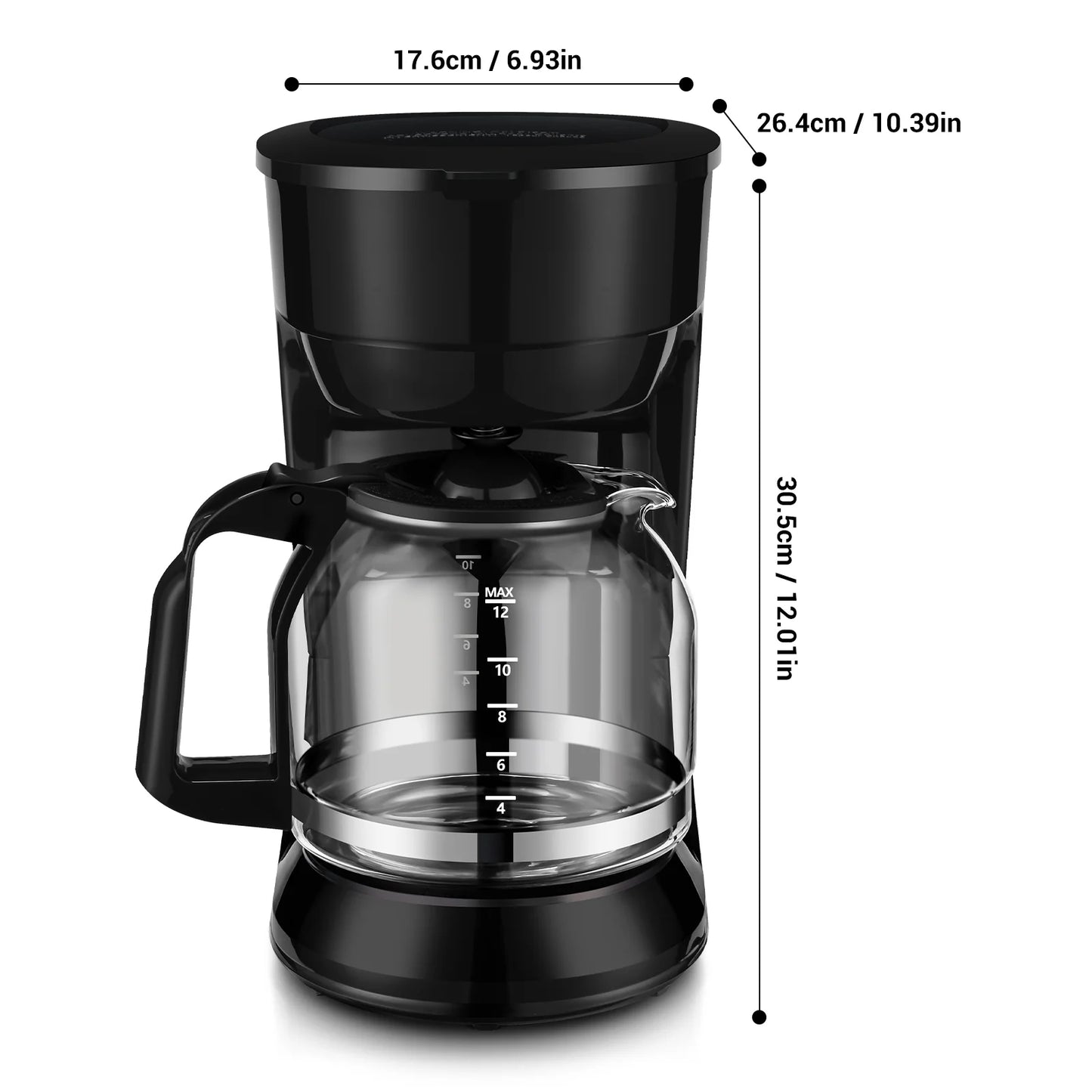 Mainstays 12-Cup Drip Coffee Maker