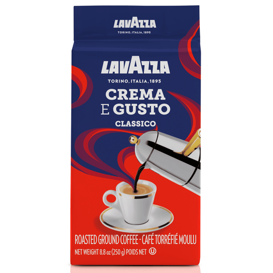 Lavazza Crema E Gusto Blend - Dark Roast - Ground Coffee