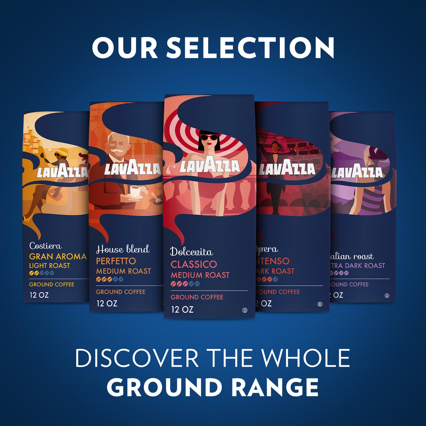 Lavazza House Blend - Medium Roast - Ground Coffee