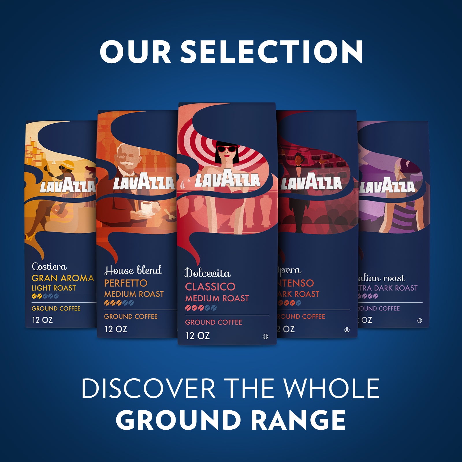 Lavazza House Blend - Medium Roast - Ground Coffee